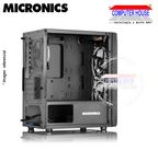 Case MICRONICS GC700 Sparko rainbow, Black, WITHOUT SOURCE, transparent side, RGB.