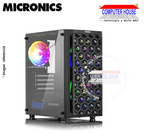 Case MICRONICS GC700 Sparko rainbow, Black, WITHOUT SOURCE, transparent side, RGB.