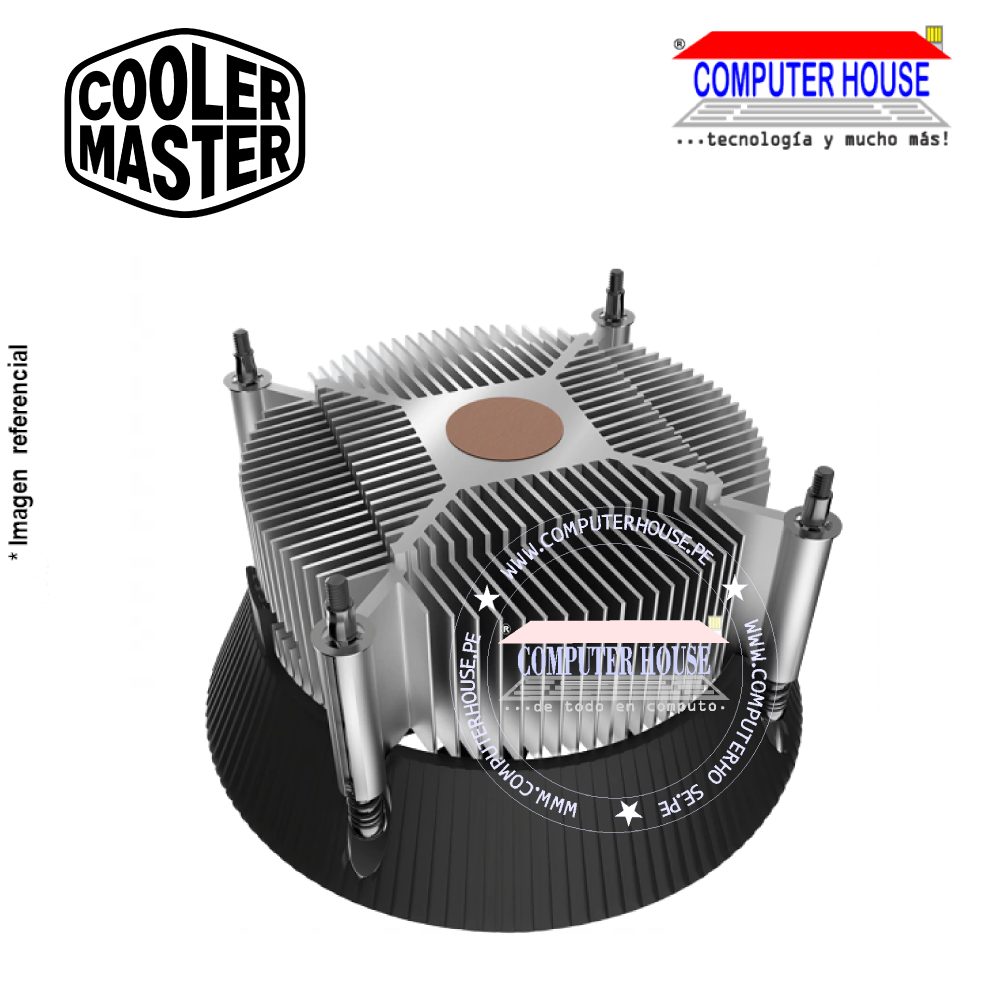 Cooler para procesador COOLER MASTER i70C para Intel LGA 115X