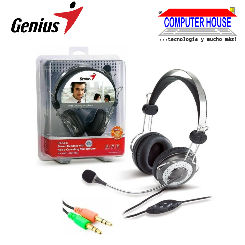 GENIUS HS-04SU Noise Canceling wired hearing aid + built-in microphone (31710045100) 