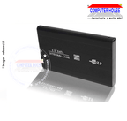 Hard Drive Case 2.5", SATA to USB 2.0, COLORS.