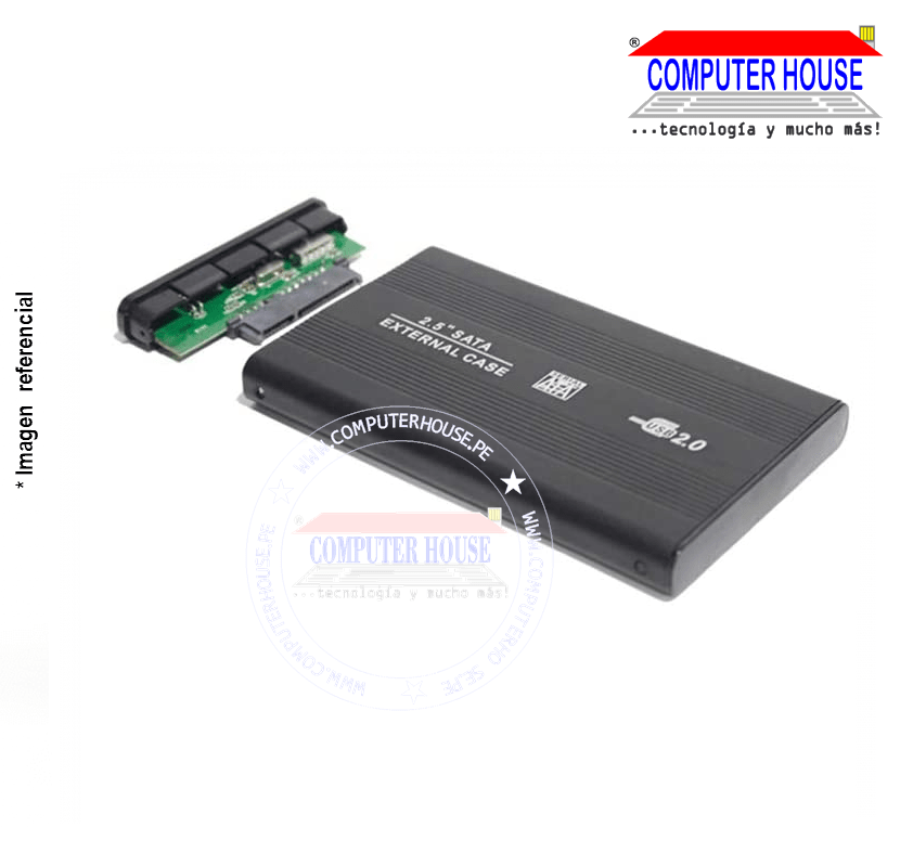 Hard Drive Case 2.5", SATA to USB 2.0, COLORS.