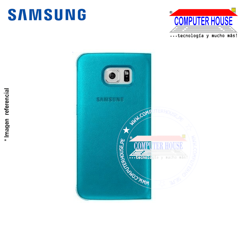 Case / Housing SAMSUNG Galaxy S6 view cover Turquoise