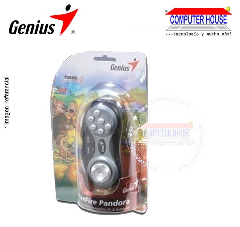 GENIUS Maxfire Pandora Turbo USB Gamepad - OUTLET