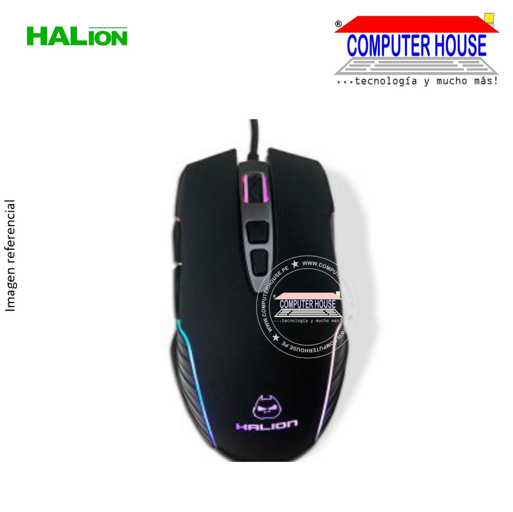 HALION Mouse alámbrico Gamer M534 conexión USB.