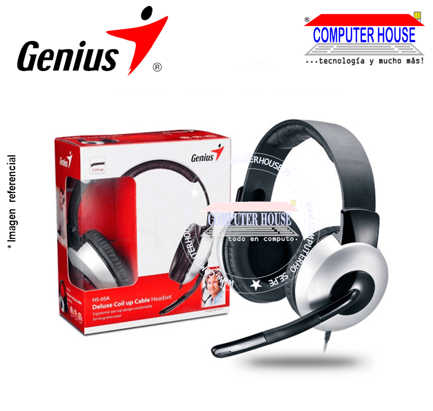 GENIUS HS-05A wired hearing aid + built-in microphone (31710011100) 