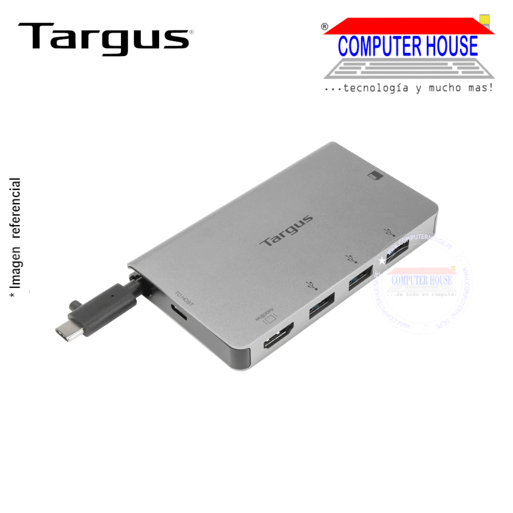 Hub TARGUS USB-C  Multi-Port HDMI / Micro SD / 3 USB (ACA963BT)