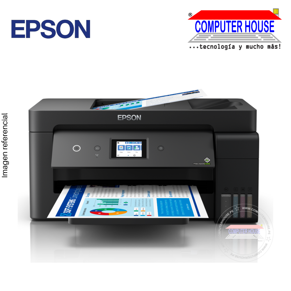Impresora con Sistema Continuo EPSON EcoTank L14150, A3, Multifuncional (imprime, copia y escanea), USB/Wi-Fi/LAN/Fax.