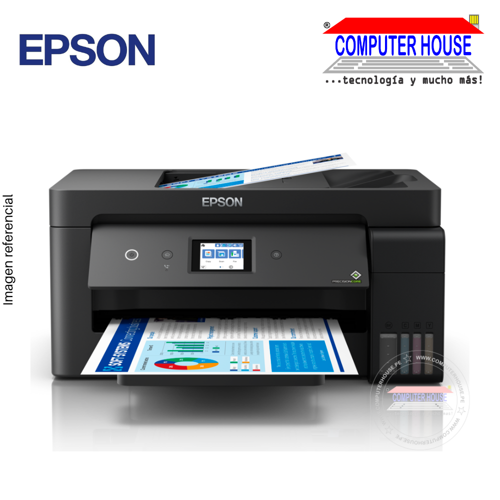 Impresora EPSON EcoTank L14150, A3, Multifuncional (imprime, copia y escanea), con Sistema Continuo, USB/Wi-Fi/LAN/Fax.