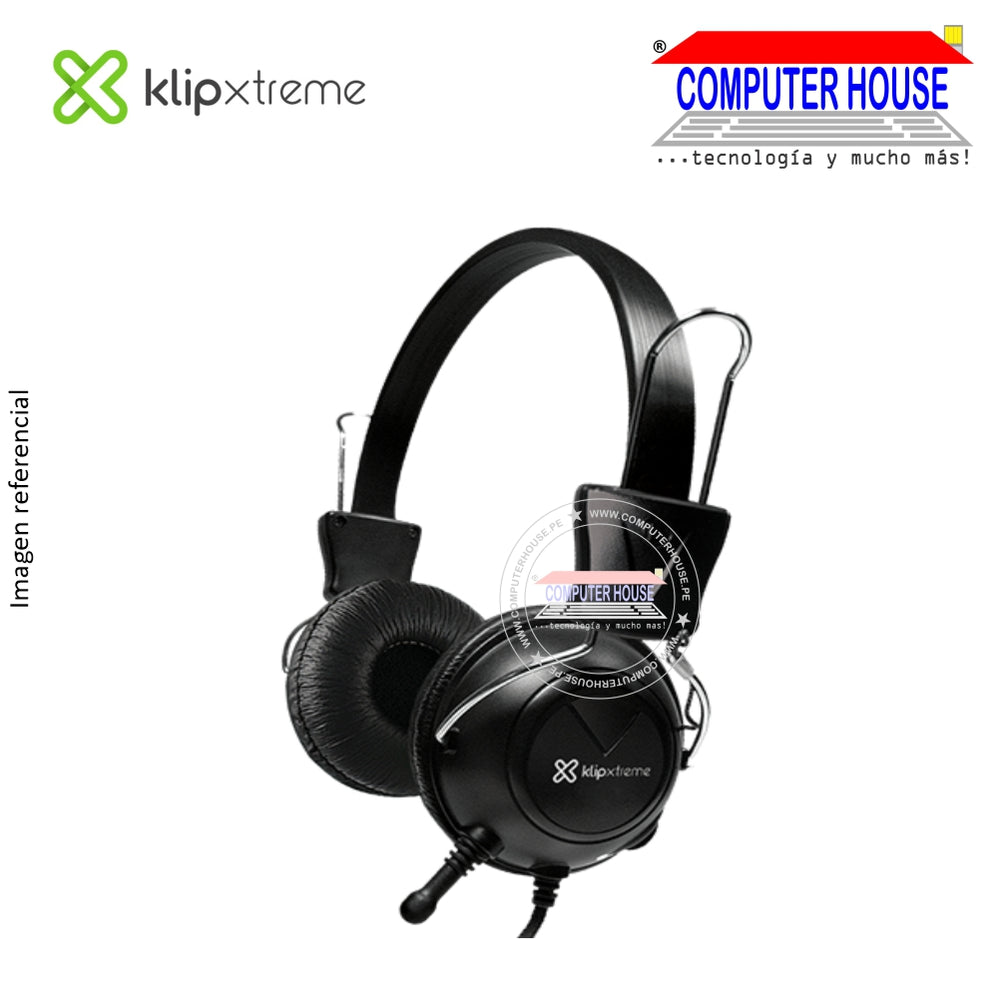 Audífono para Laptop KLIP XTREME KSH-320 Estéreo + micrófono incorporado