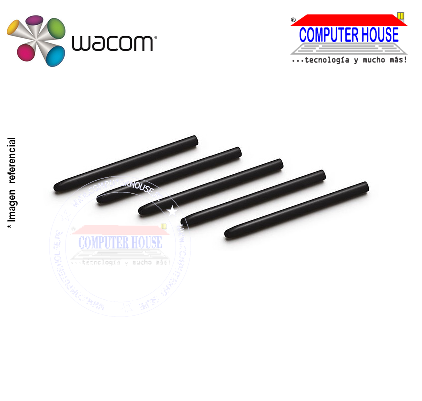 Lápiz Creativo Wacom Pen Nibs (5 pack) Standard Black ACK-20001
