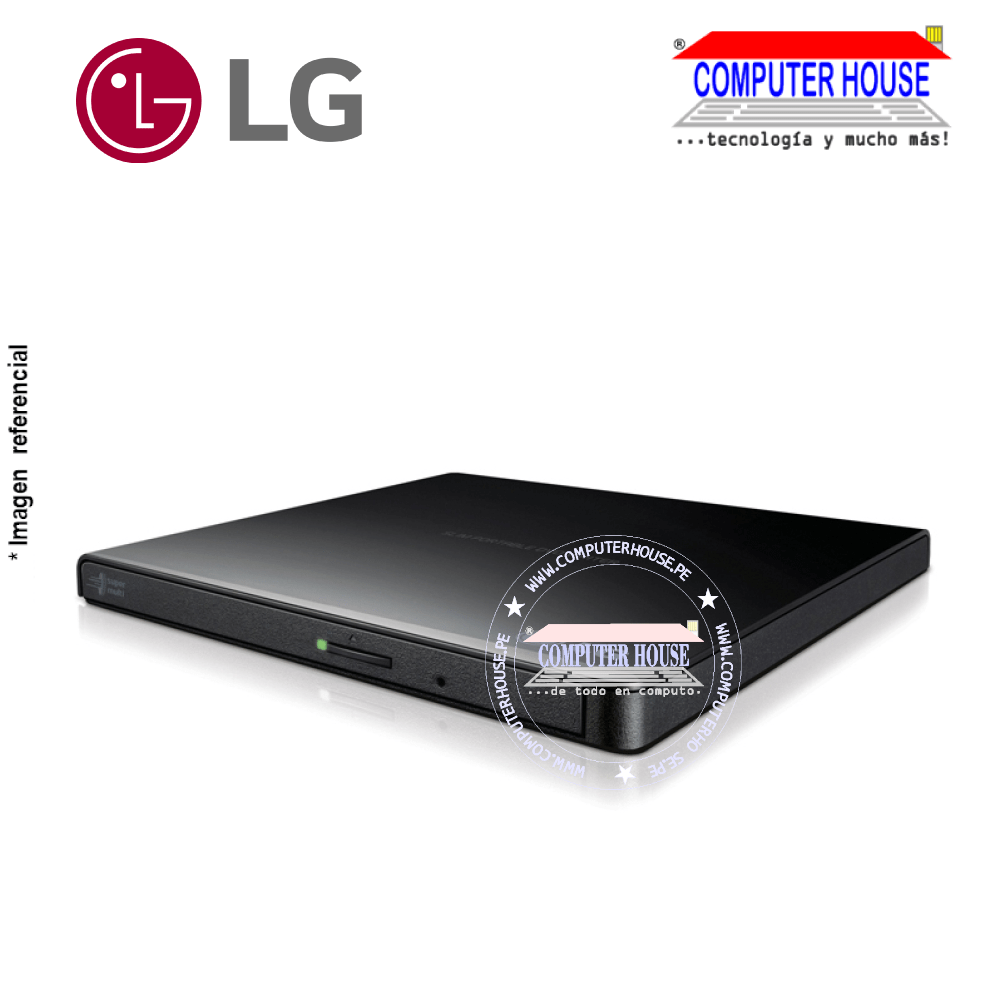 SuperMulti DVD externo LG GP65NB60, 8X, USB 2.0.