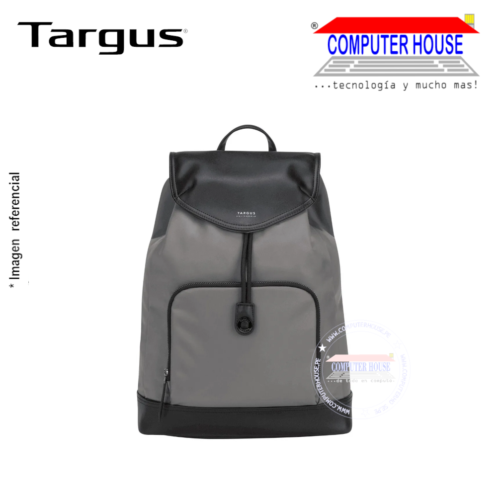 TARGUS Newport 15" Backpack with Latch Closure Gray (TSB96404GL) 