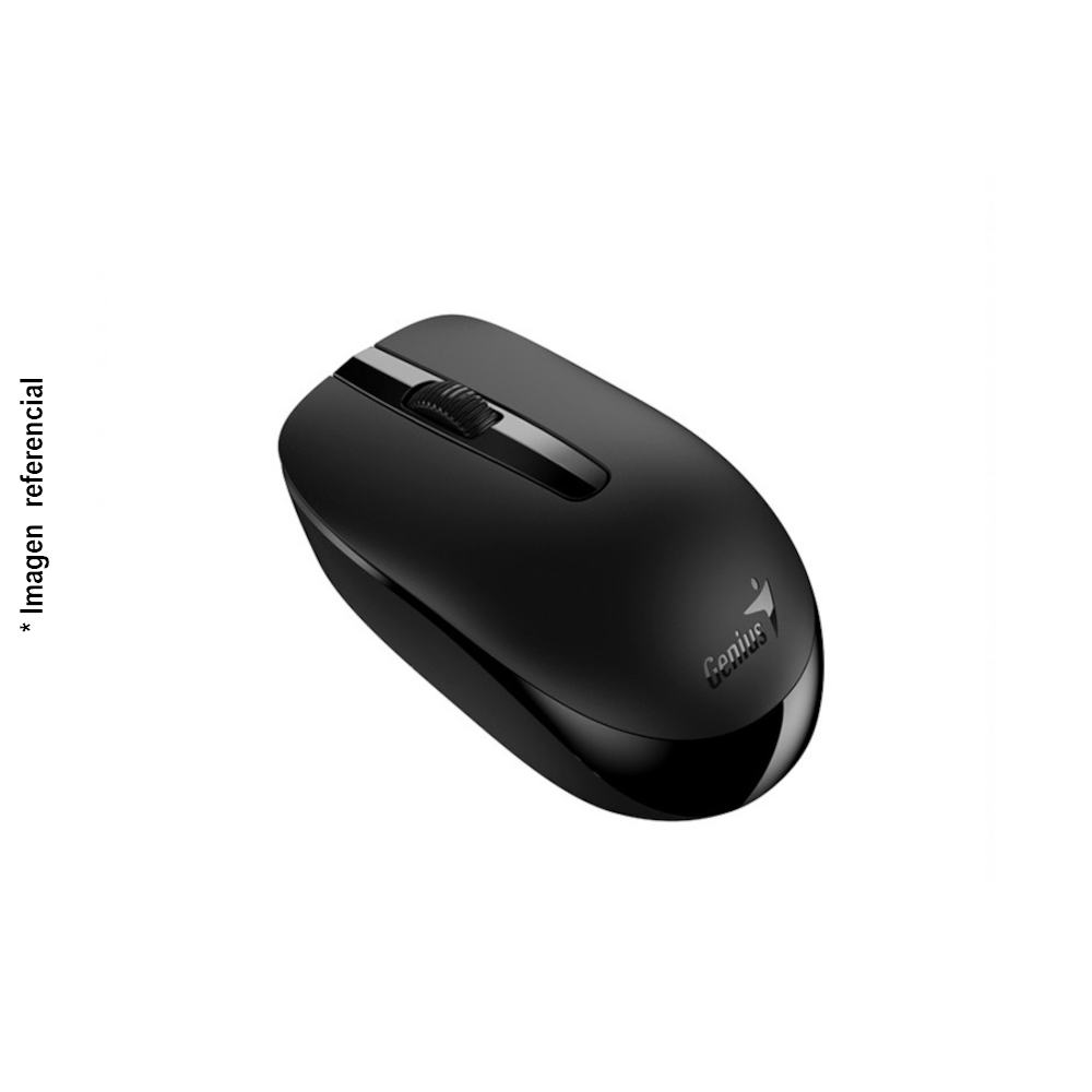 GENIUS NX-7007 Wireless Mouse, Blueeye, Black, USB Receiver.