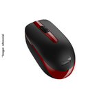 Mouse Inalámbrico GENIUS NX-7007, Blueeye, Rojo, Receptor USB.
