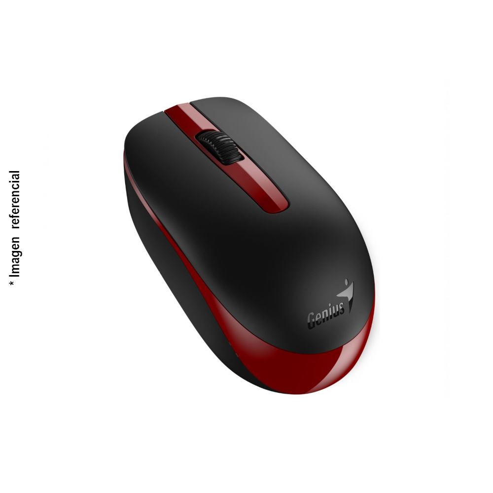 GENIUS NX-7007 Wireless Mouse, Blueeye, Red, USB Receiver.