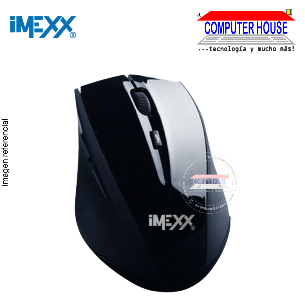IMEXX Mouse inalámbrico IME-26415 1600DPI conexión USB.