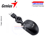 GENIUS Micro Traveler V2 Black Wired Mouse, USB-A Connection.
