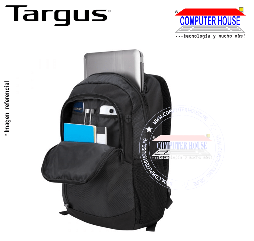 Mochila TARGUS Sport para laptop 15.6" Negra