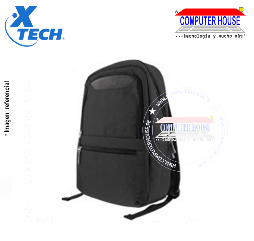 XTECH Winsor 212IB Laptop Backpack, up to 15.6" color: Dark Grey.