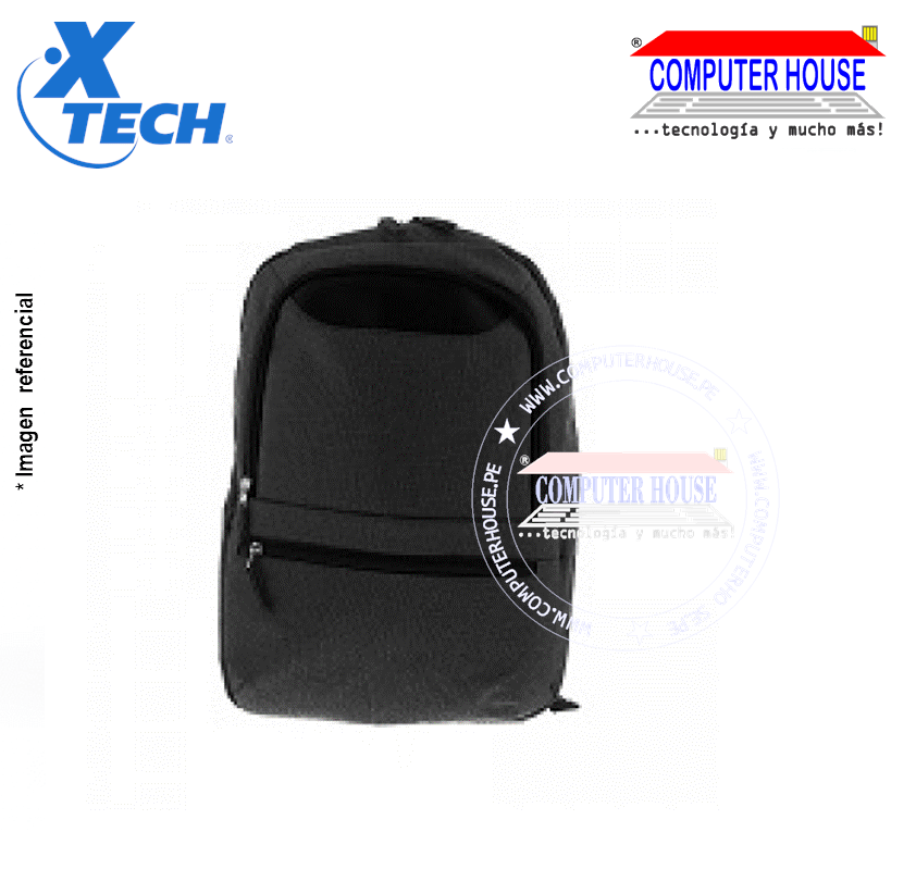 XTECH Winsor 212IB Laptop Backpack, up to 15.6" color: Dark Grey.
