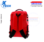 XTECH Thacher 215 Laptop Backpack, up to 15.6", color: Red and Black.