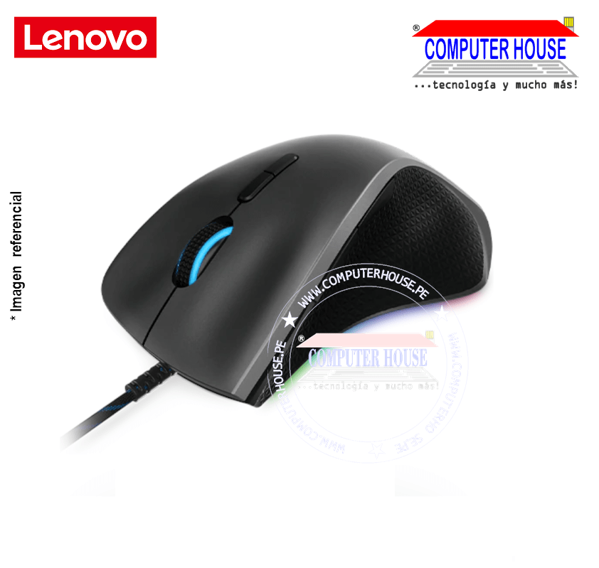 LENOVO Legion M500 Wired Gaming Mouse, USB Connection.
