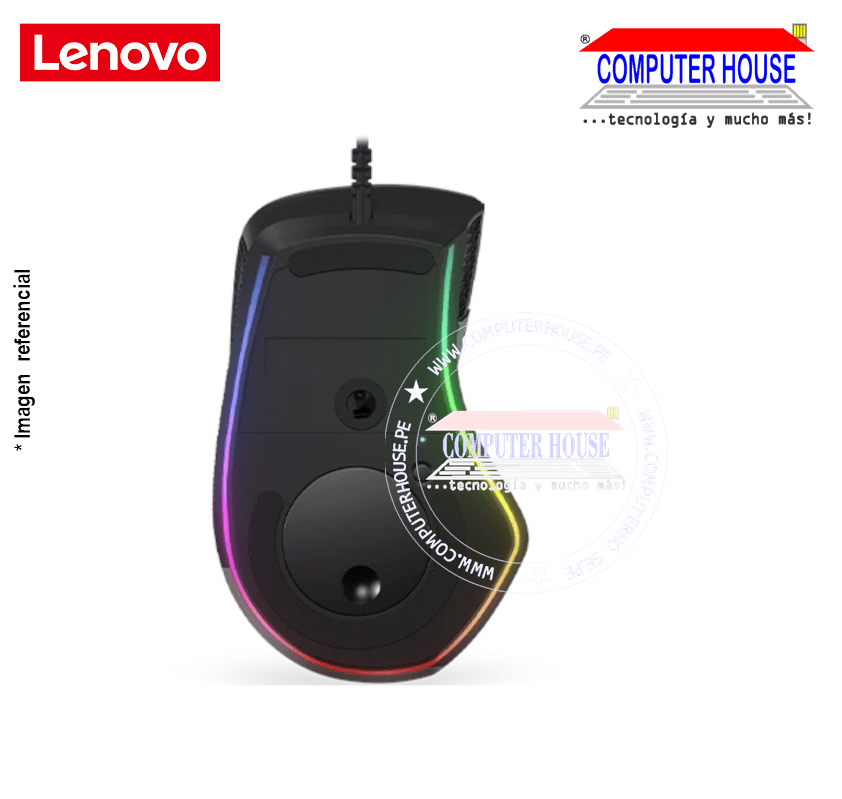 LENOVO Legion M500 Wired Gaming Mouse, USB Connection.