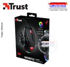 Mouse TRUST Morfix GXT970, ergonómico, 10000DPI, RGB, USB.