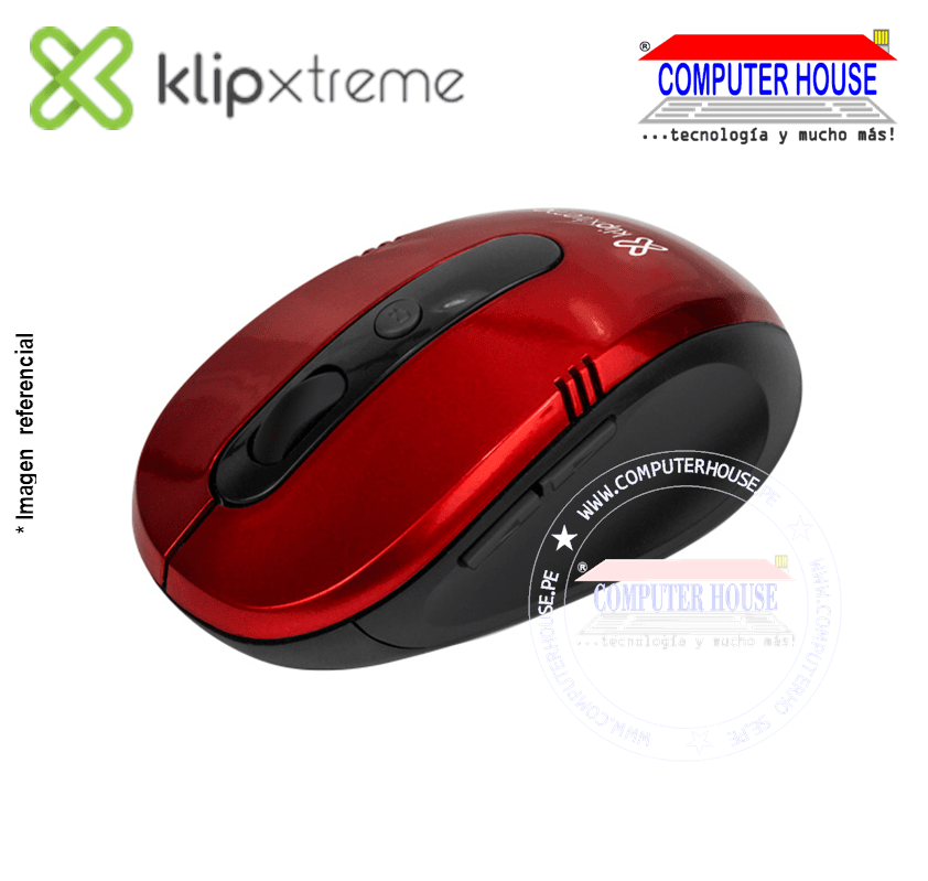KLIP XTREME Mouse inalámbrico KMW-330BK conexión USB.