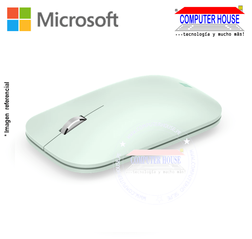 MICROSOFT Modern Mobile Mint Wireless Mouse, Bluetooth Connection.