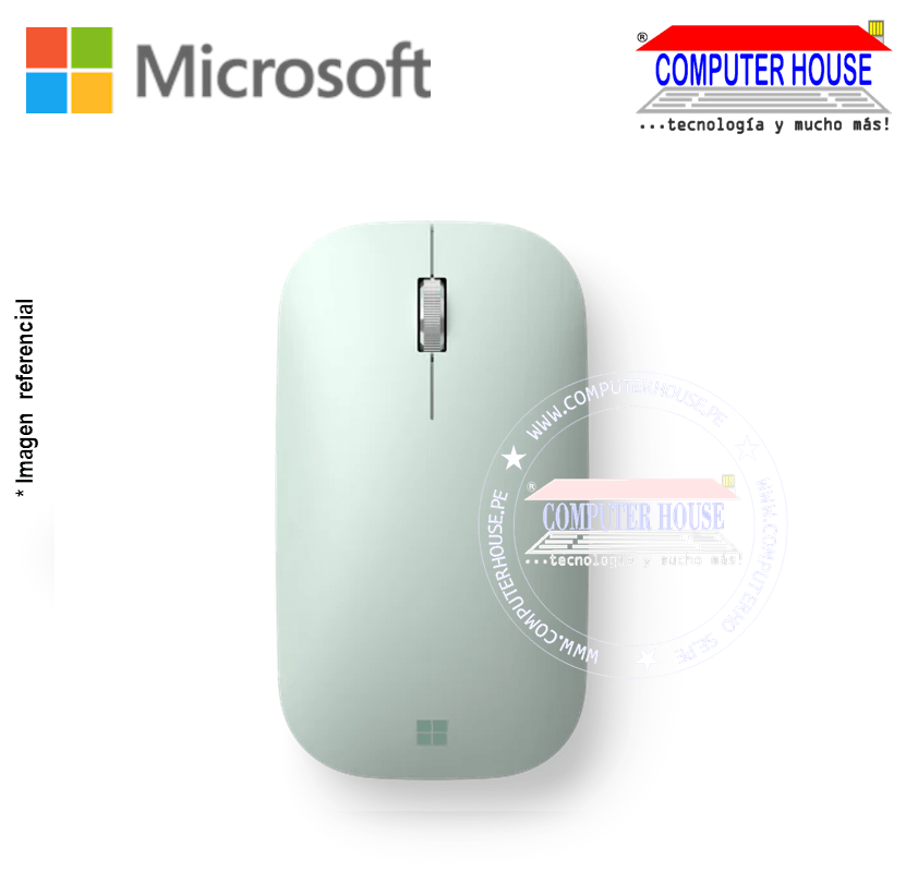 MICROSOFT Modern Mobile Mint Wireless Mouse, Bluetooth Connection.