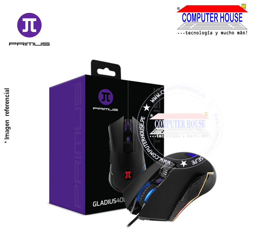 PRIMUS Gladius 4000T PMO-101 Wired Gamer Mouse, USB Connection.
