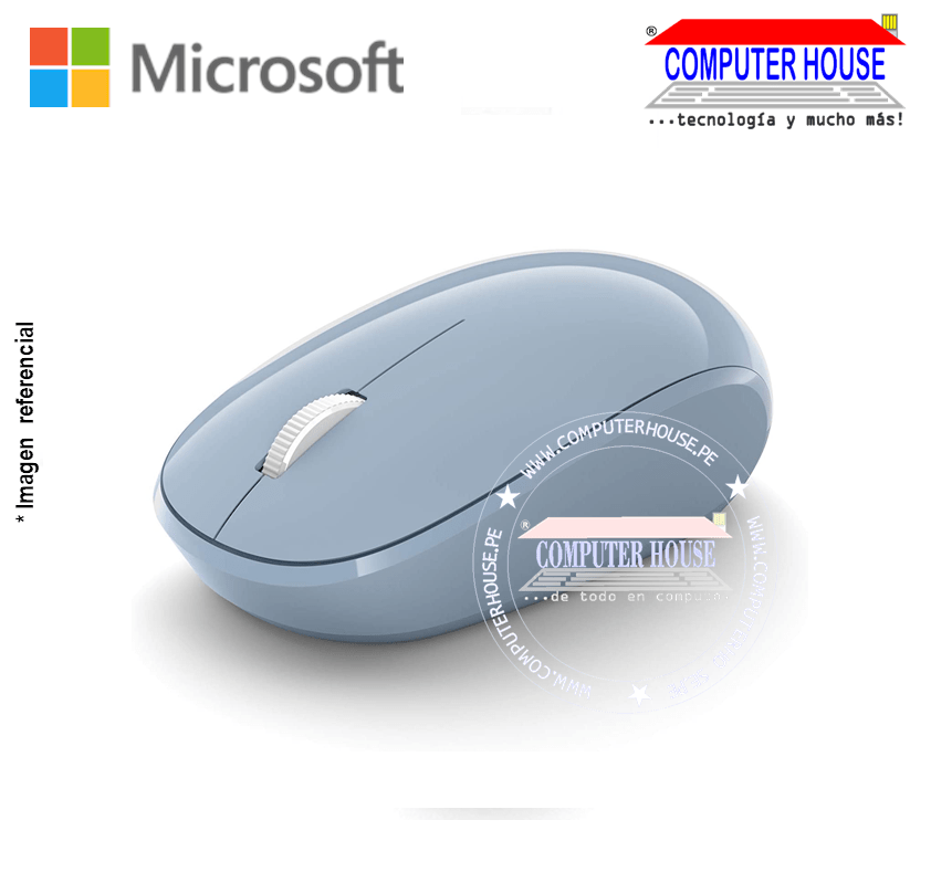 MICROSOFT Mouse inalámbrico Souris Azul (RJN-00013) conexión USB Bluetooth.