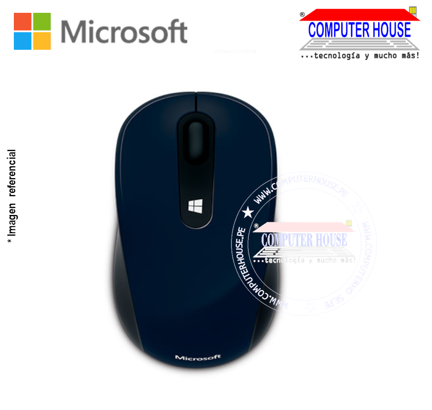 MICROSOFT Mouse inalámbrico Sculpt Mobile Azul conexión USB.