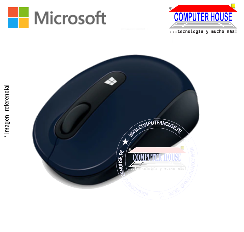 MICROSOFT Mouse inalámbrico Sculpt Mobile Azul conexión USB.
