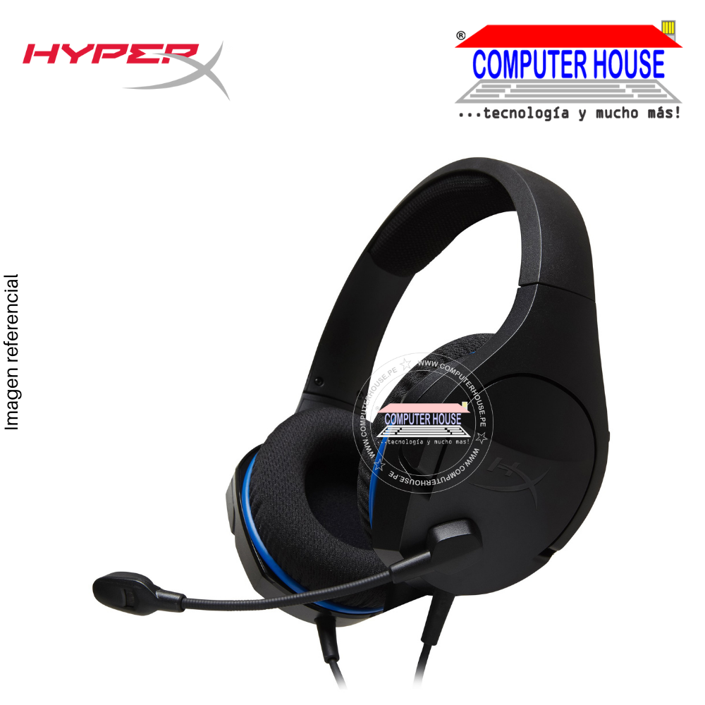 Audífono HYPERX Cloud Stinger Core, PS4/PS5, Azul (HX-HSCS-BK)