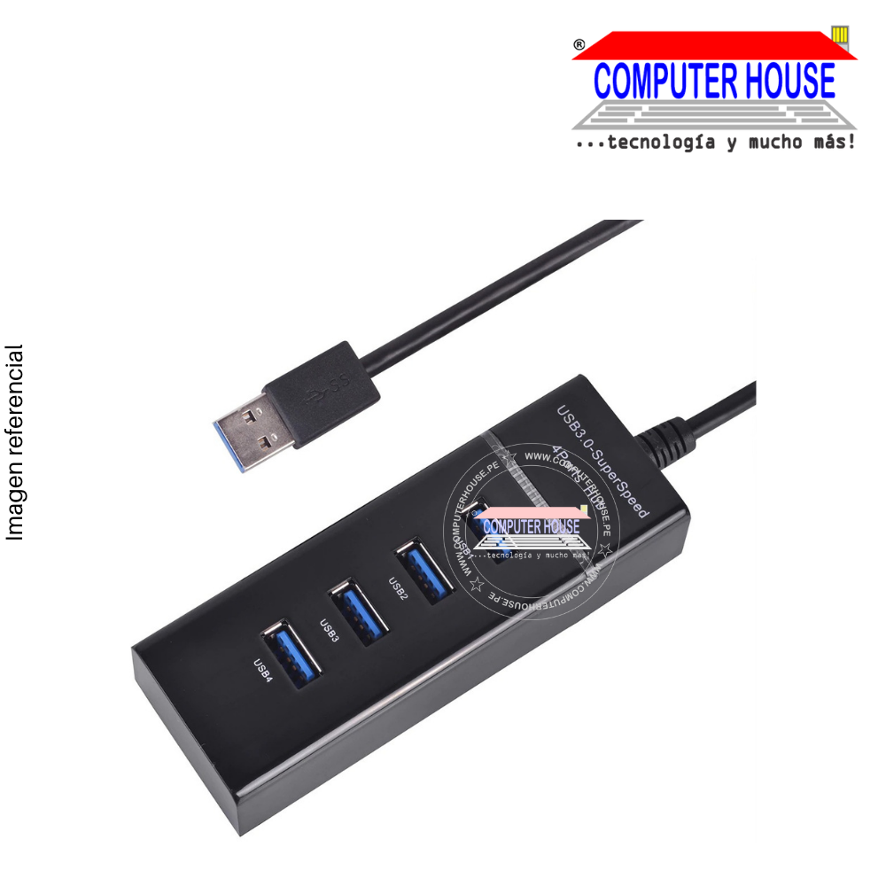 USB HUB Extension 4 in 1 cable 10cm USB 3.0.