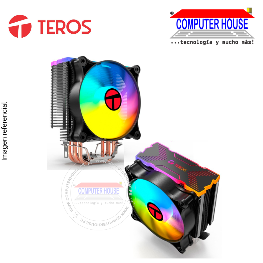 Cooler para procesador TEROS TE-8170N compatible con procesadores Intel y AMD