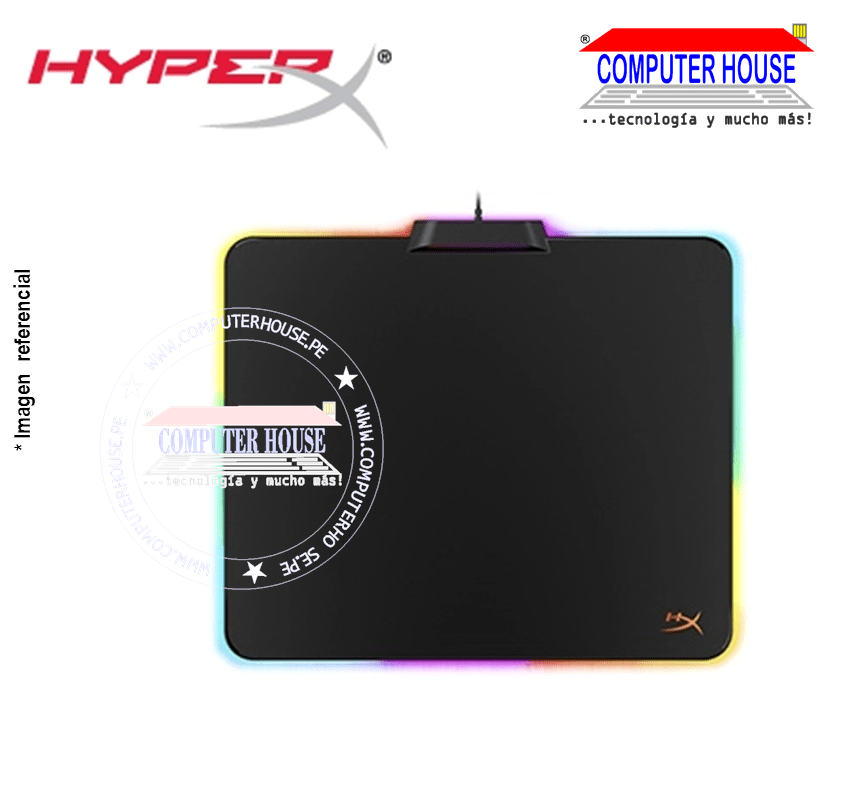 HYPERX Fury Ultra Mouse Pad, RGB Illuminated, Black (HX-MPFU-M). 