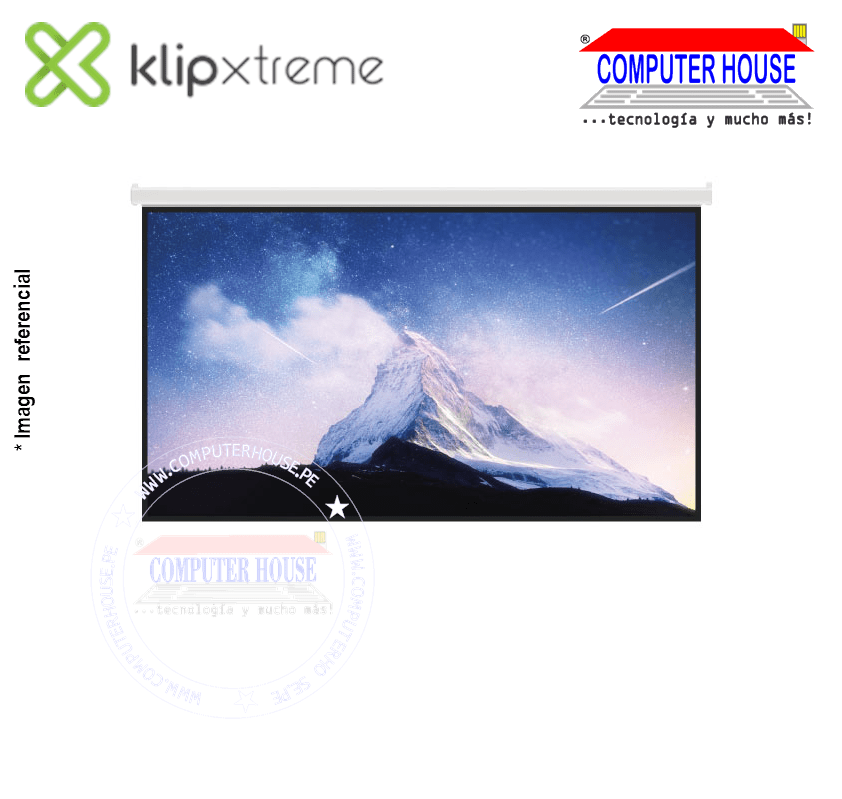 Ecran KLIP XTREME KPS-303 de Pared y Techo, tamaño 100
