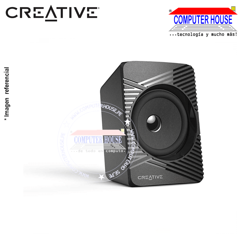 2.1 CREATIVE E2500 30W speakers. Bluetooth / FM / USB / 3.5 mm Black (51MF0485AA001)