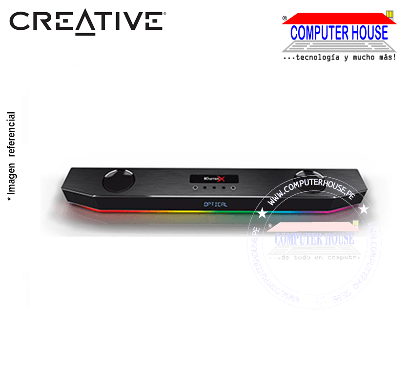 CREATIVE Gaming Katana Sbx 7.1 RGB Black Speaker