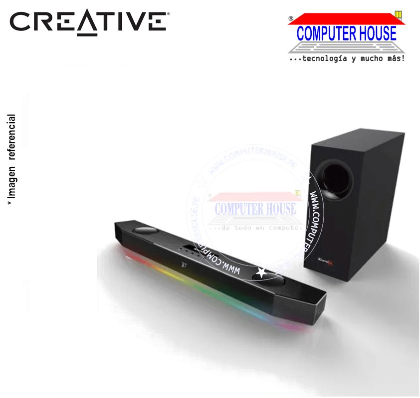 CREATIVE Gaming Katana Sbx 7.1 RGB Black Speaker