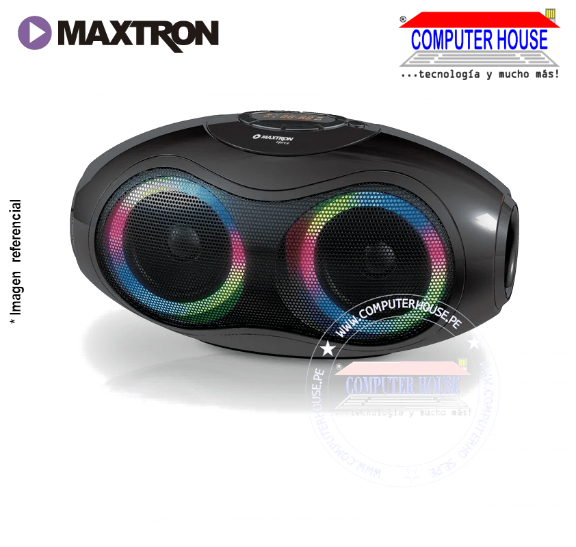 Maxtron Hertz MX202BT Portable Audio System, bluetooth, FM, USB, MSD, 2000mAh Battery..