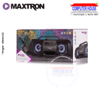 Maxtron Armstrong MX217BT Portable Audio System, Bluetooth, Karaoke, FM, USB, MSD, 2000mAh Battery.