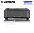 Maxtron Savage MX205BT Portable Audio System, Bluetooth, FM, USB, MSD, 2000mAh Battery.