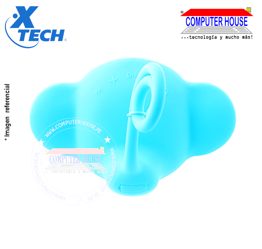 XTECH Baboom XTS-611 Bluetooth speaker with microphone.