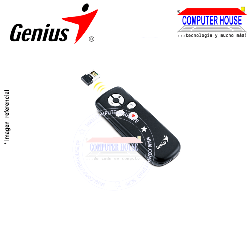 Puntero Laser GENIUS Media Pointer 100 Presentador USB (31090015100)