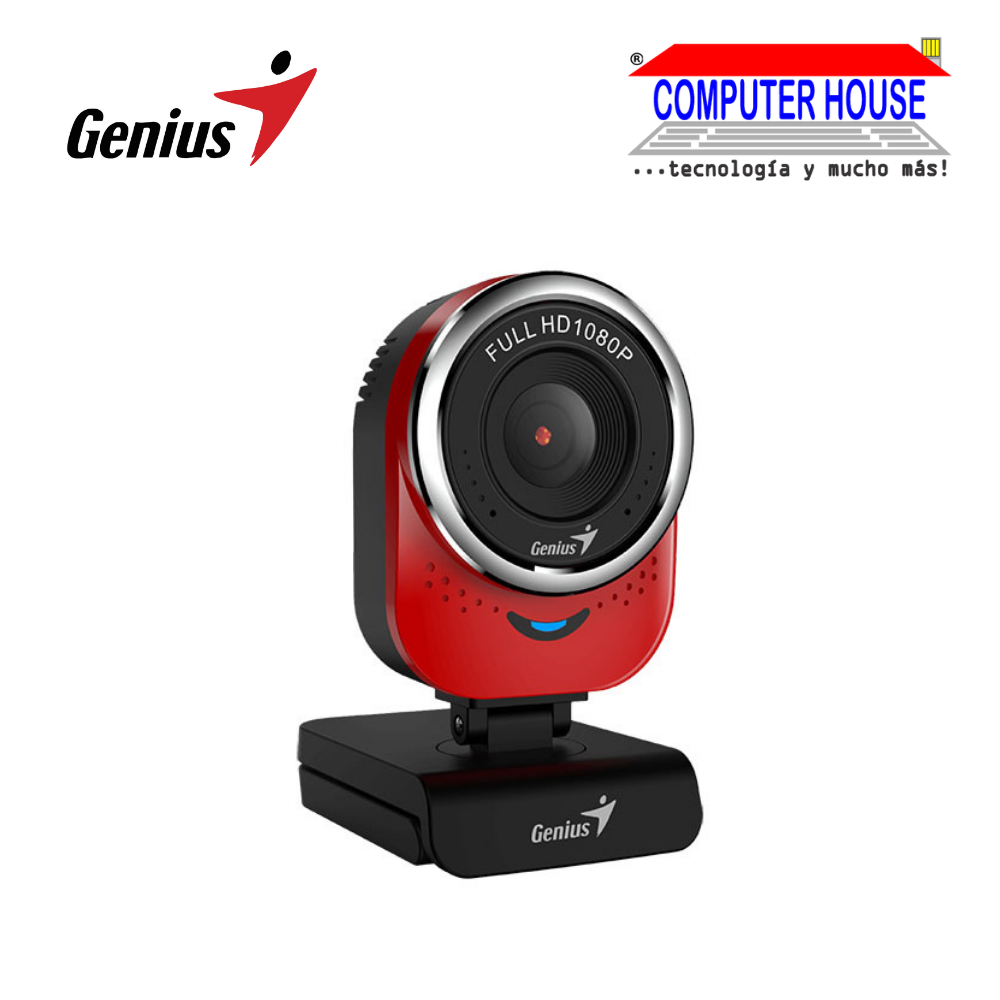 Cámara Web GENIUS QCAM 6000 FHD 1080P Conexión USB Red (32200002408)